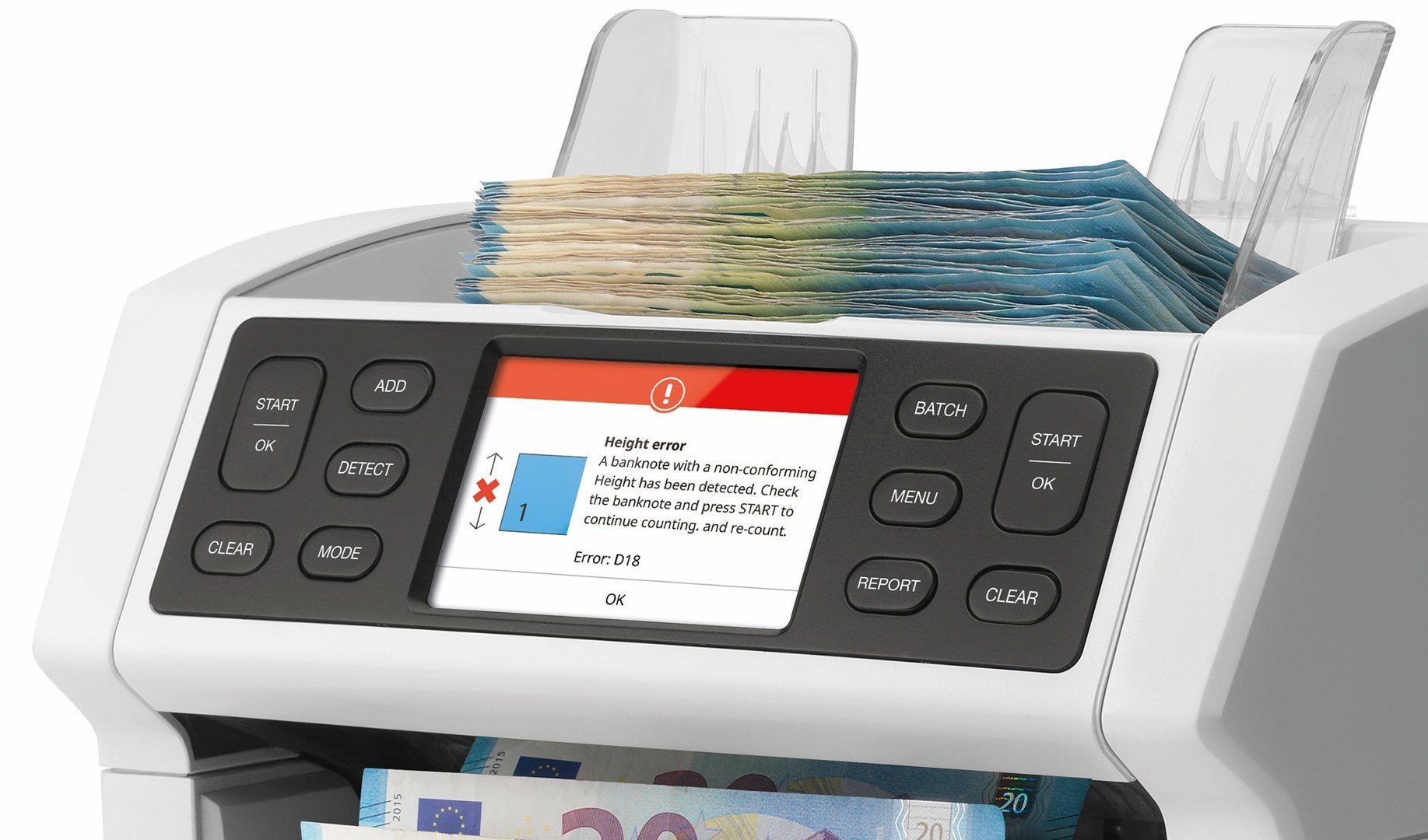 Brojač i sorter kovanica SAFESCAN 2865-S, bijela boja-4