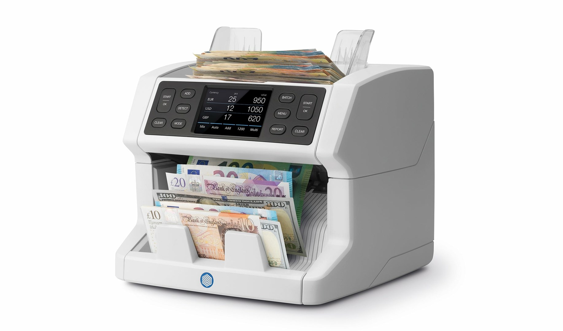 Brojač i sorter kovanica SAFESCAN 2865-S, bijela boja-3