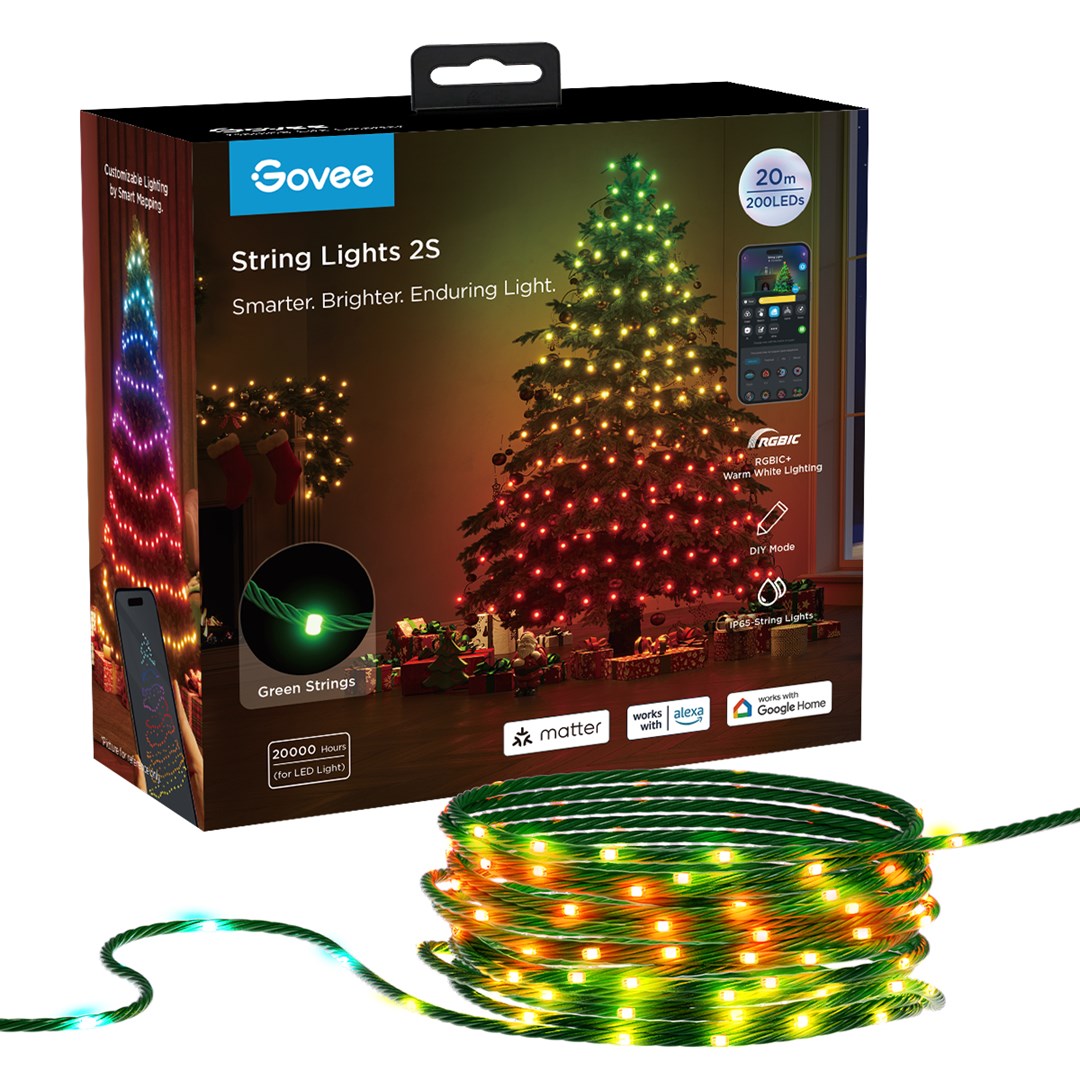 Govee H80C4 Smart string light Wi-Fi/Bluetooth 15 W-12
