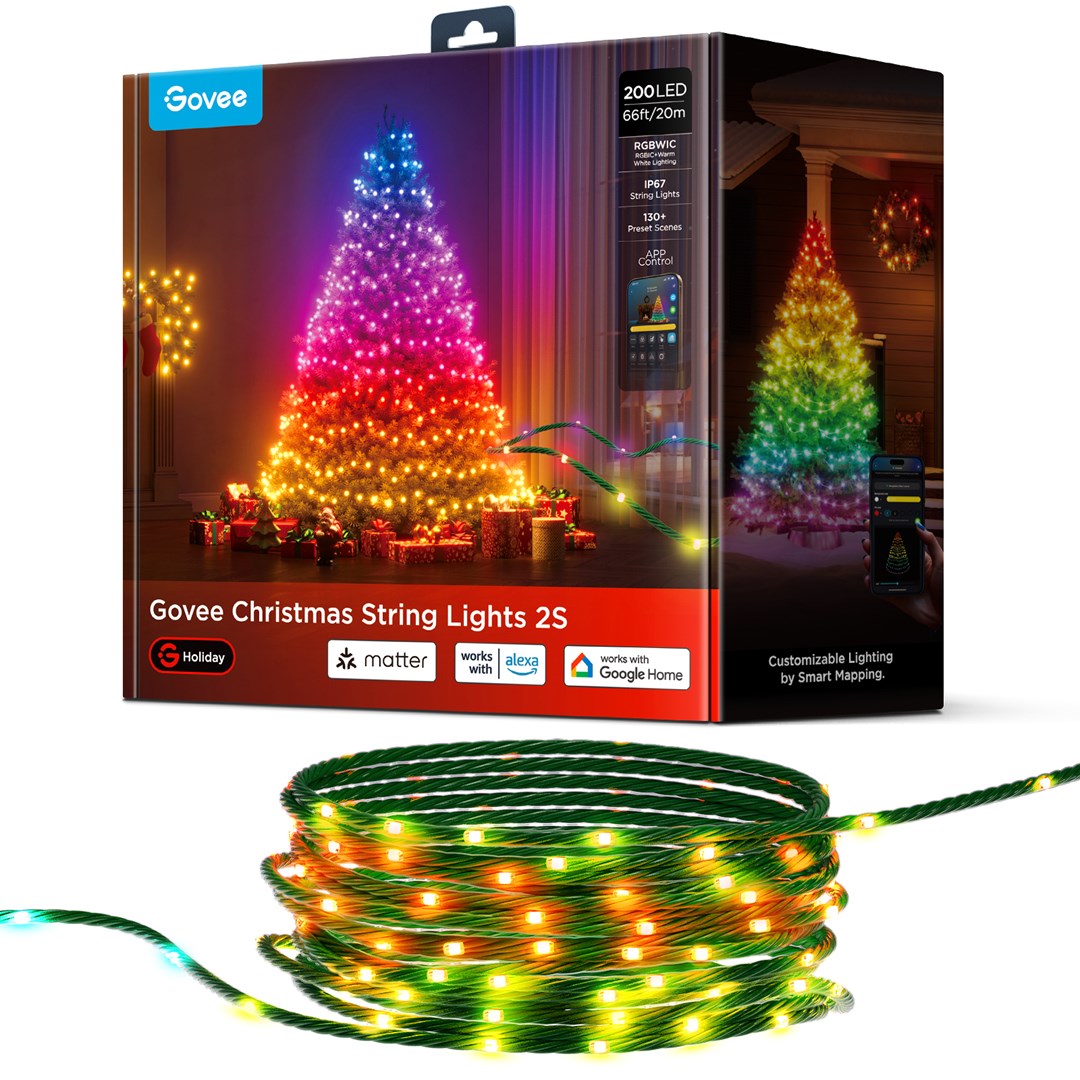 Govee H80C4 Smart string light Wi-Fi/Bluetooth 15 W-6