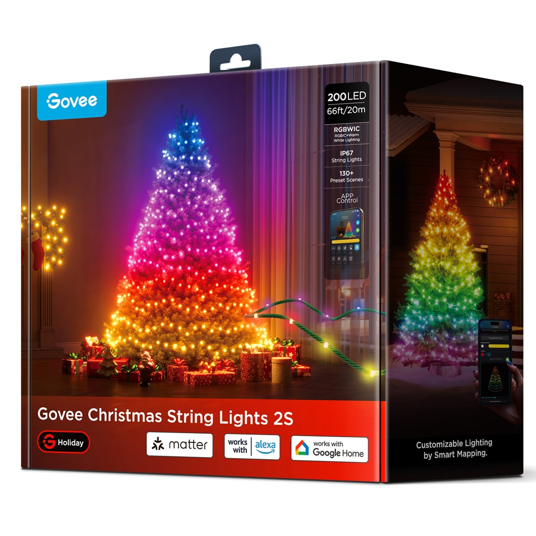 Govee H80C4 Smart string light Wi-Fi/Bluetooth 15 W-8