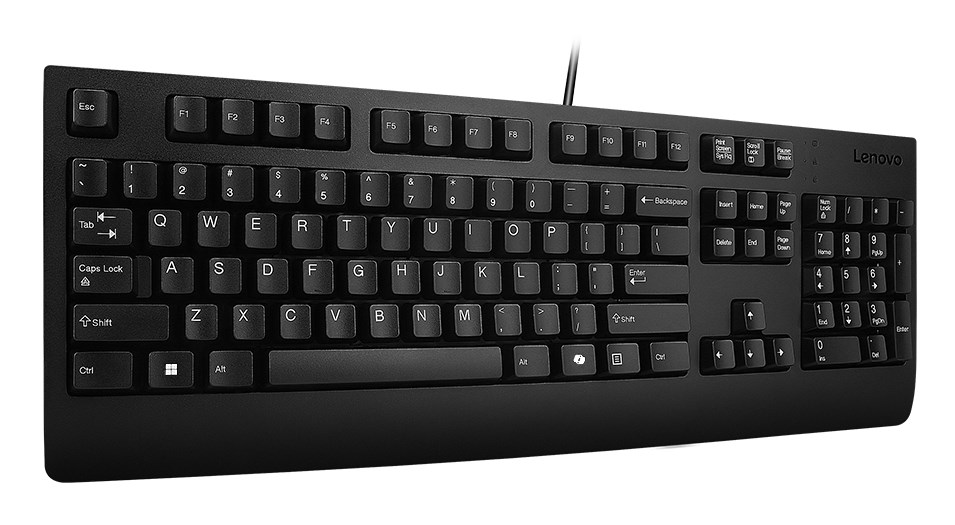 Lenovo Preferred Pro II keyboard Home/Office USB German Black-1