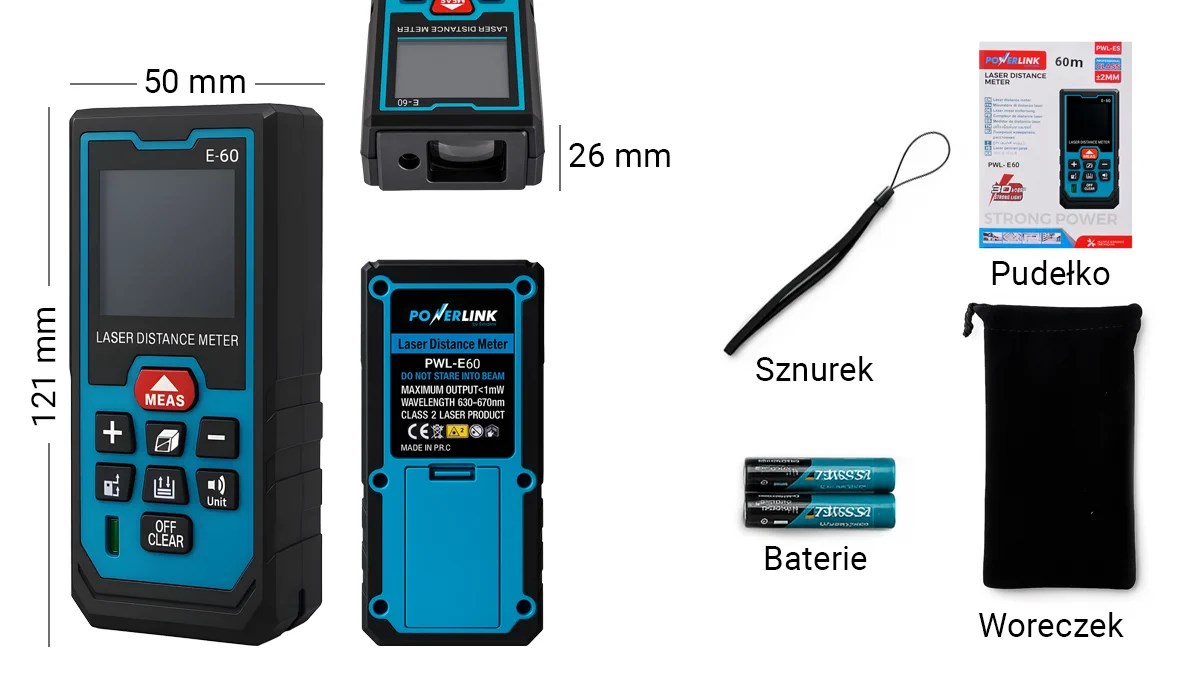 Laserski daljinomjer EXTRALINK LM40 (domet 40m)-11