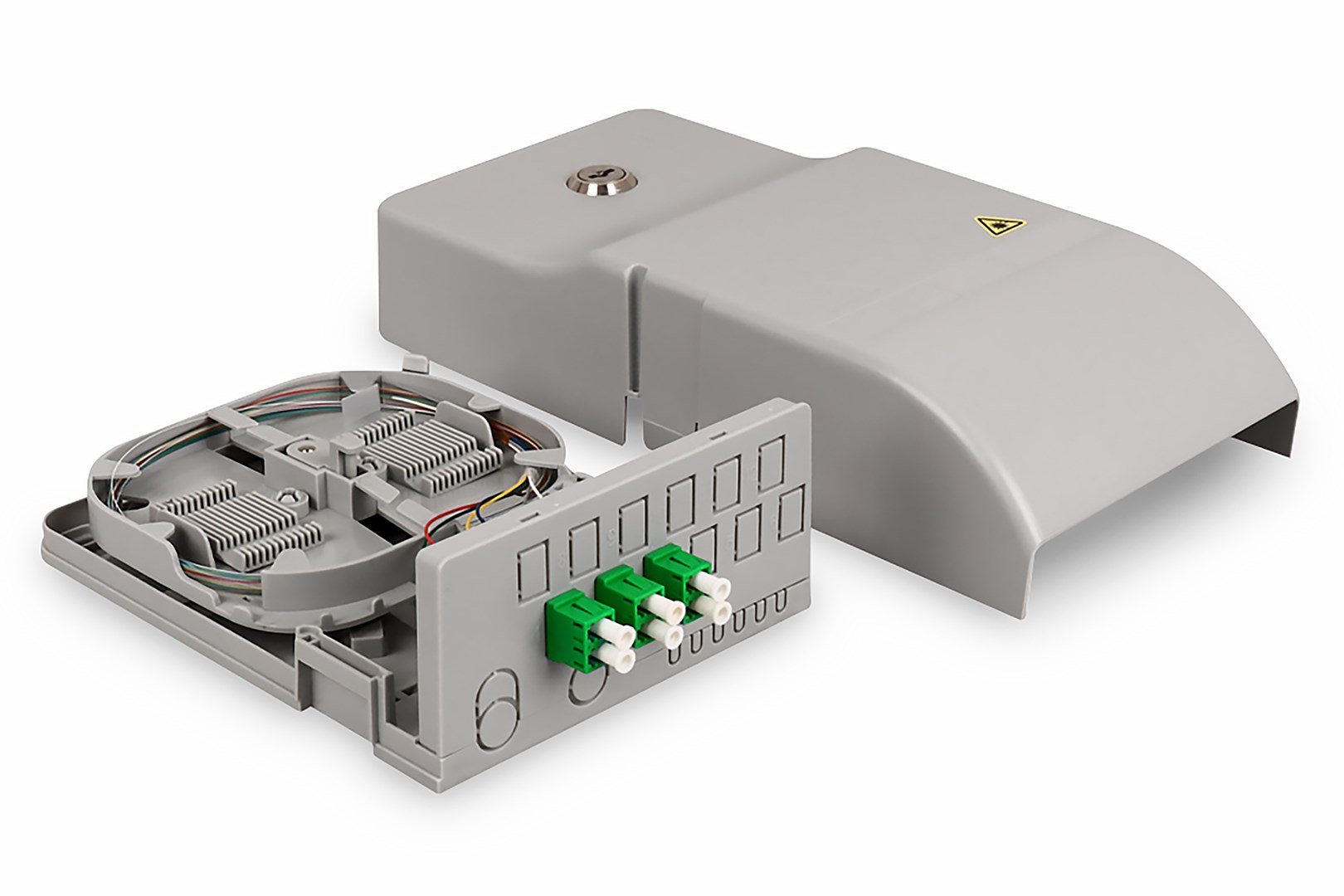 Digitus Ftth Home Distribution Unit, 3 x LC/APC duplex-0