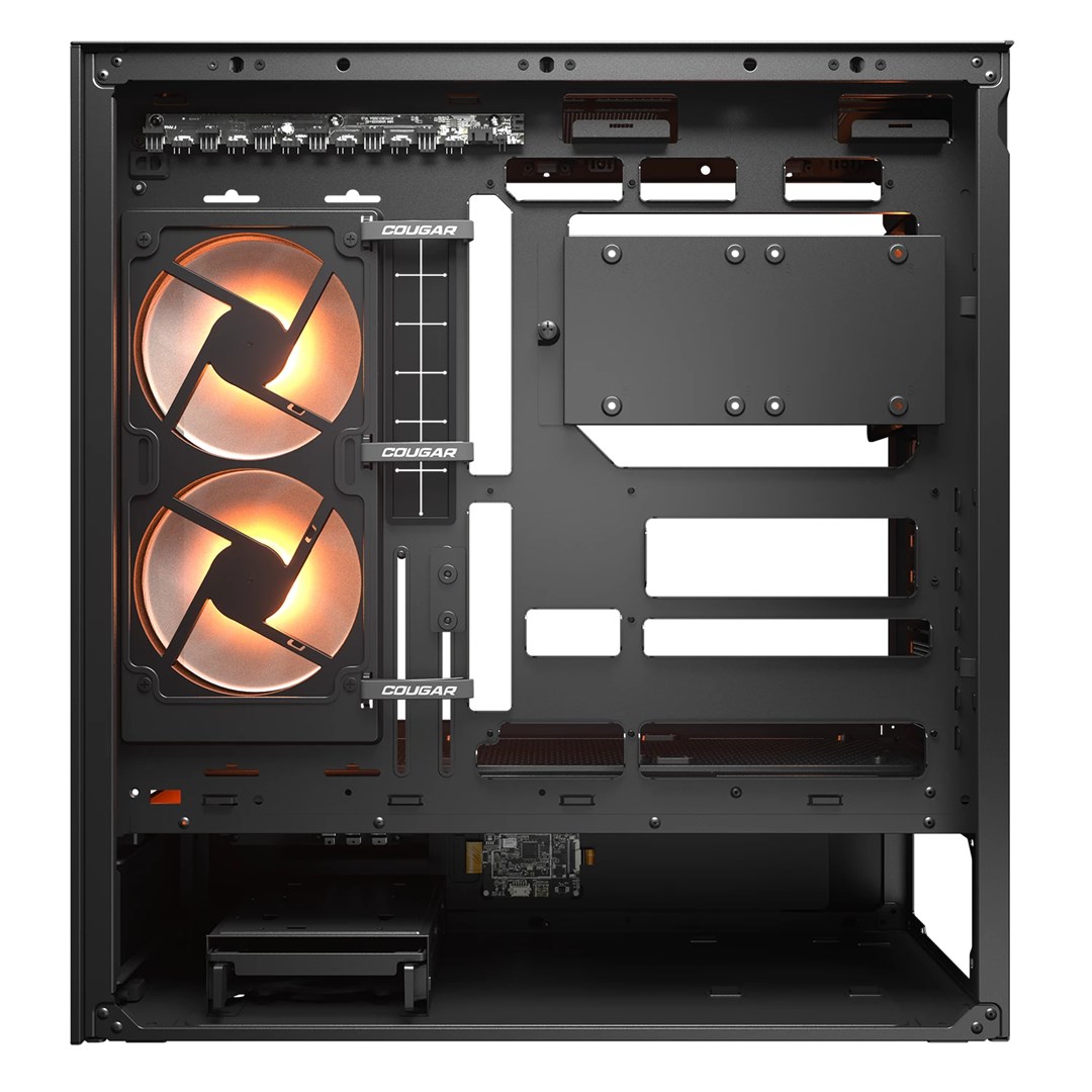 PC kućište COUGAR Vision Mid Tower ARGB s LCD zaslonom, crna boja-5