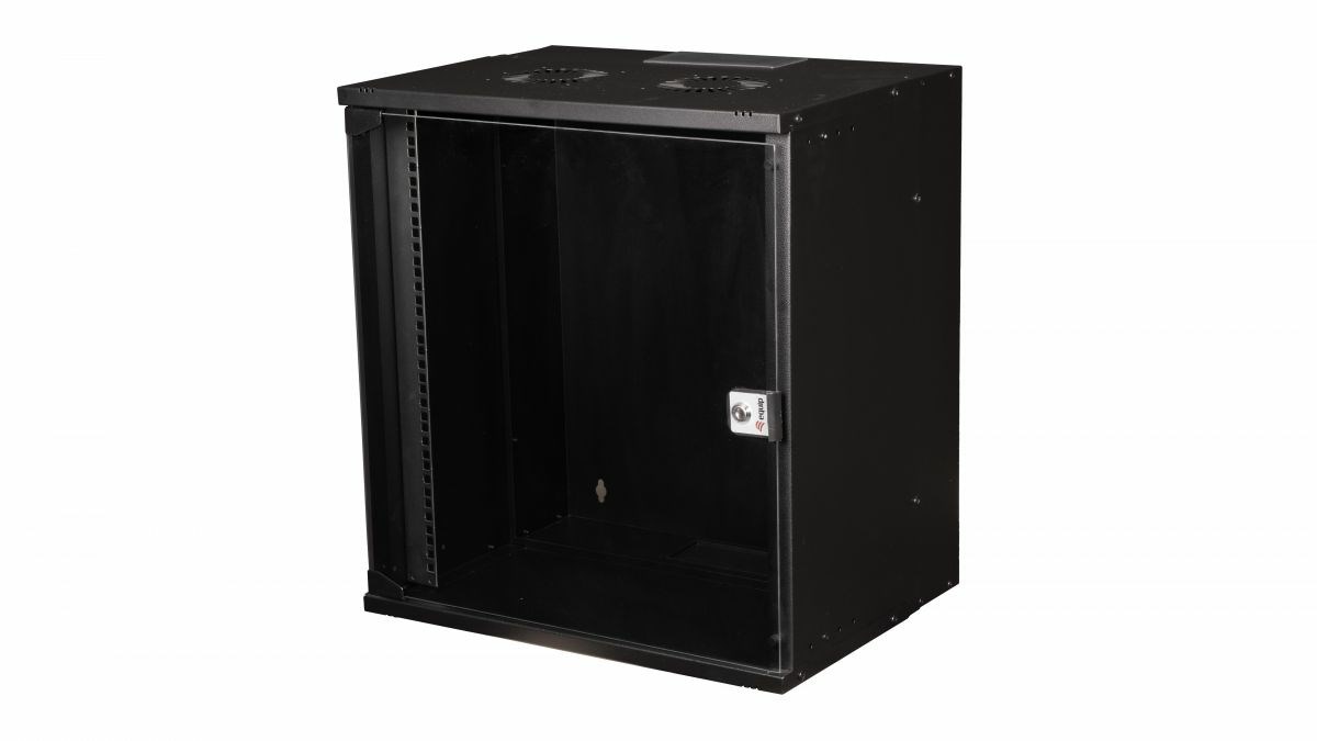 Mrežni ormar EQUIP Eco Mount 12U (19", 540x400mm), zidni, crna boja-0
