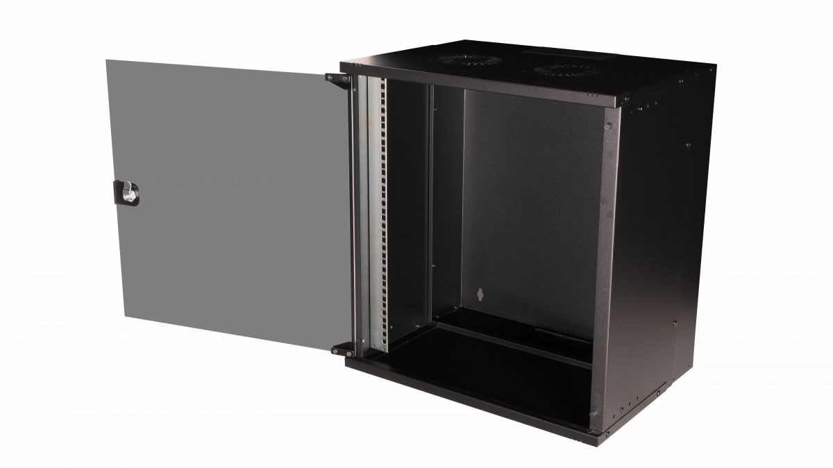 Mrežni ormar EQUIP Eco Mount 12U (19", 540x400mm), zidni, crna boja-2