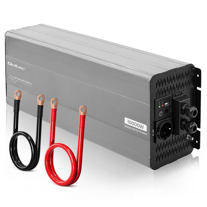 Pretvarač napona QOLTEC Pure Sine Wave 5000W/10000W (24V na 230V)-0