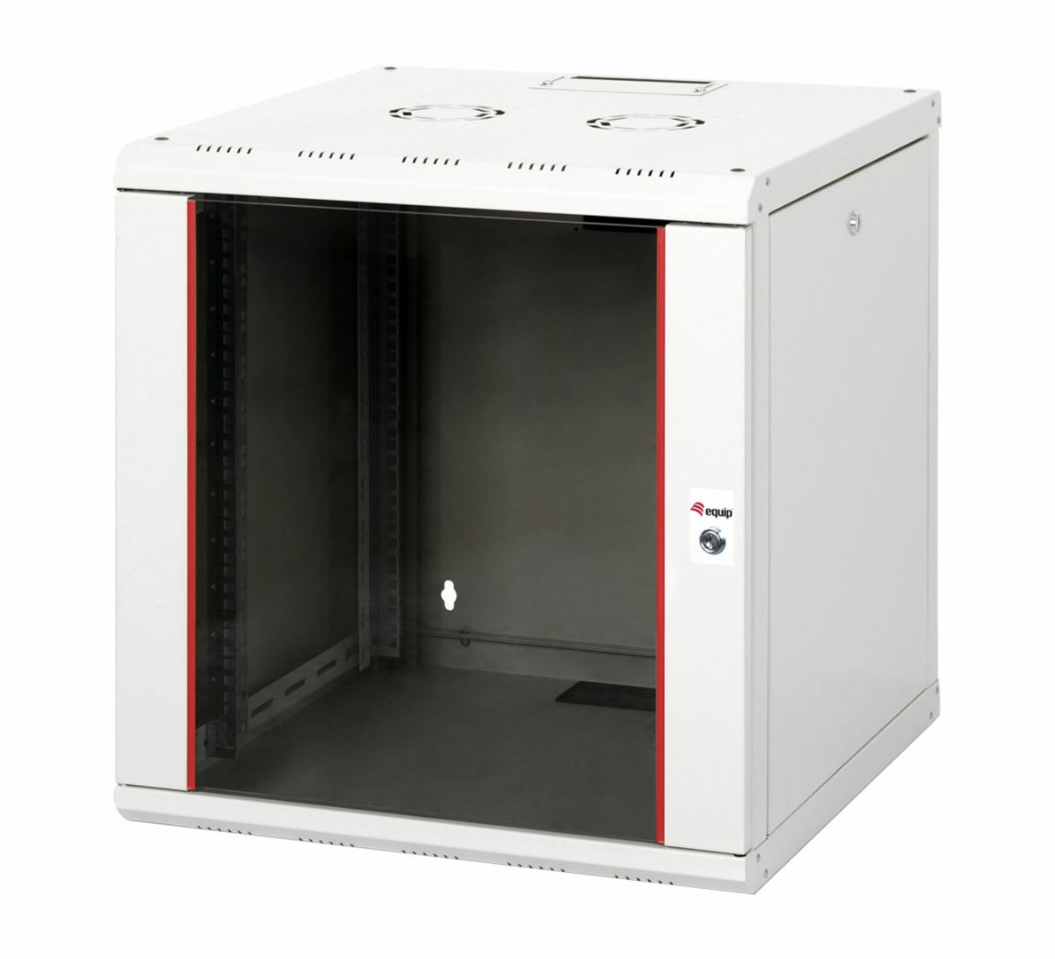 Zidni mrežni ormar EQUIP 19" 12U (600x600mm), siva boja-0