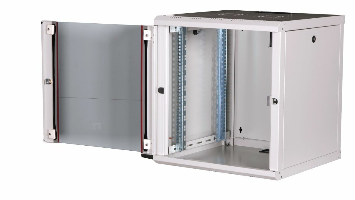 Zidni mrežni ormar EQUIP 19" 12U (600x600mm), siva boja-3