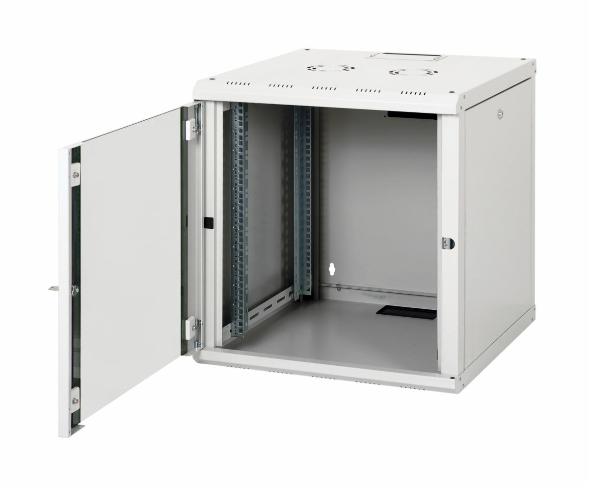 Zidni mrežni ormar EQUIP 19" 12U (600x600mm), siva boja-2