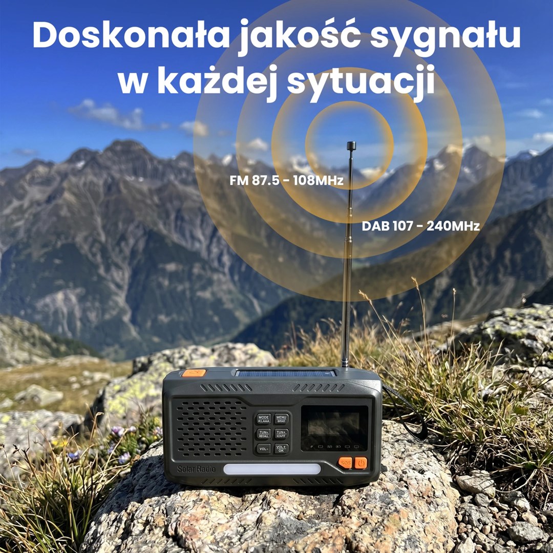 Prijenosni radio EXTRALINK BT-4000 za hitne slučajeve (solarni, dinamo, powerbank)-7