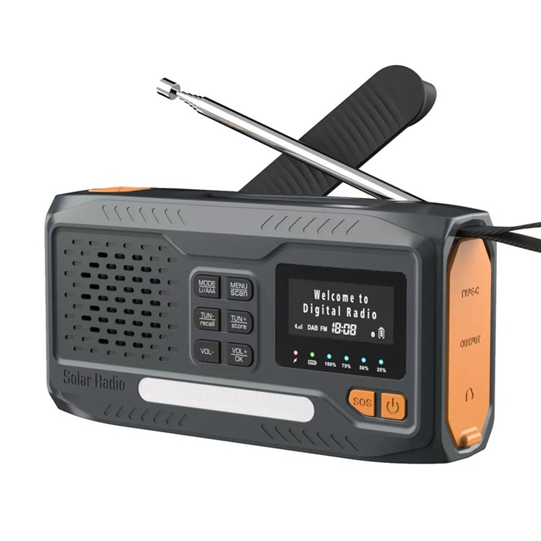 Prijenosni radio EXTRALINK BT-4000 za hitne slučajeve (solarni, dinamo, powerbank)-1