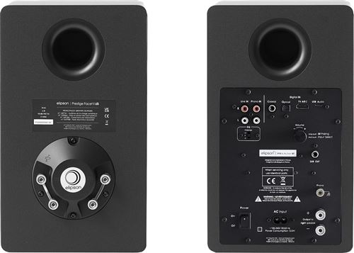 Aktivni zvučnici ELIPSON Prestige Facet II 6 Active BT black matt (par)-2