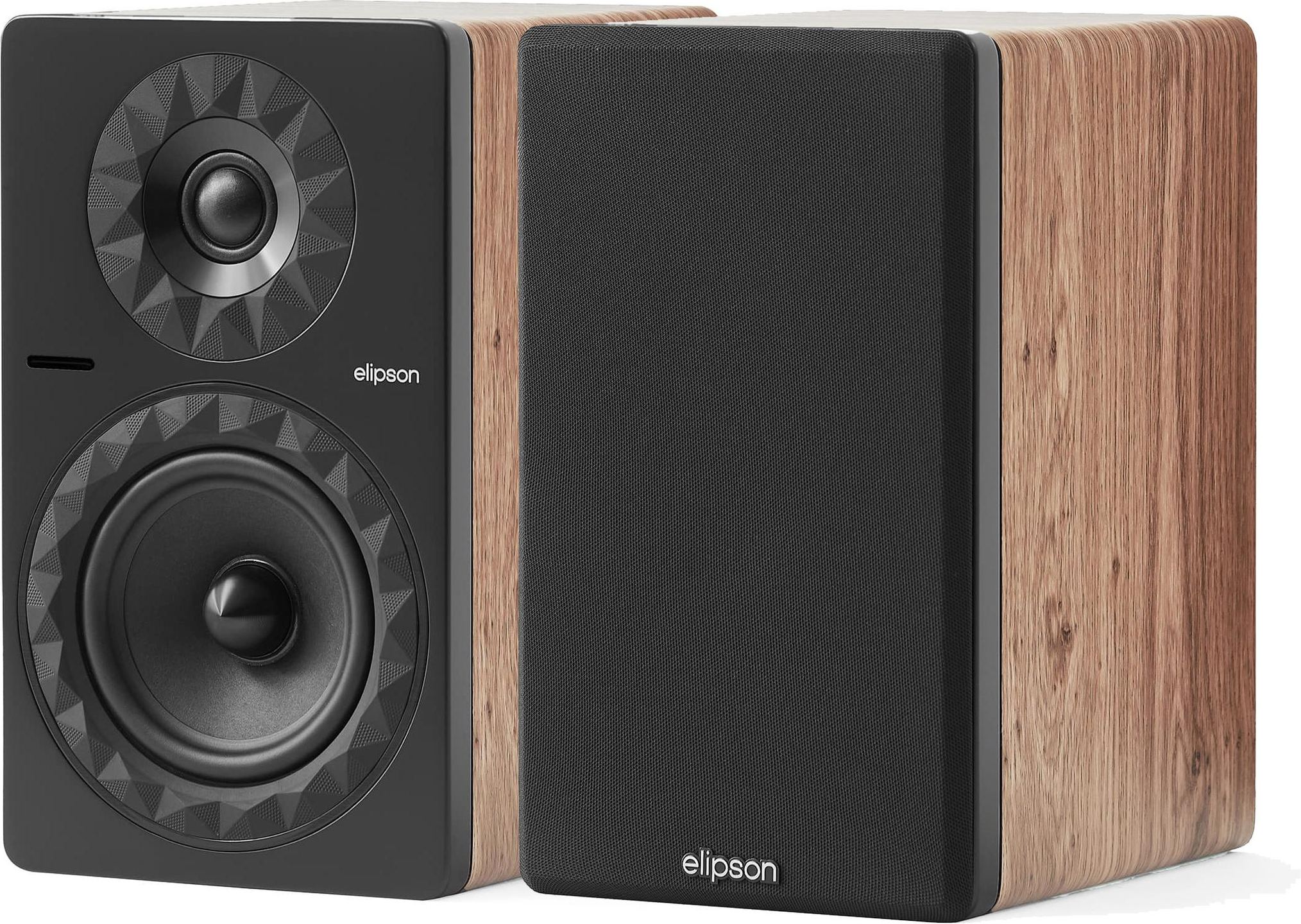 Aktivni zvučnici ELIPSON Prestige Facet II 6 Active BT walnut/black matt (par)-2