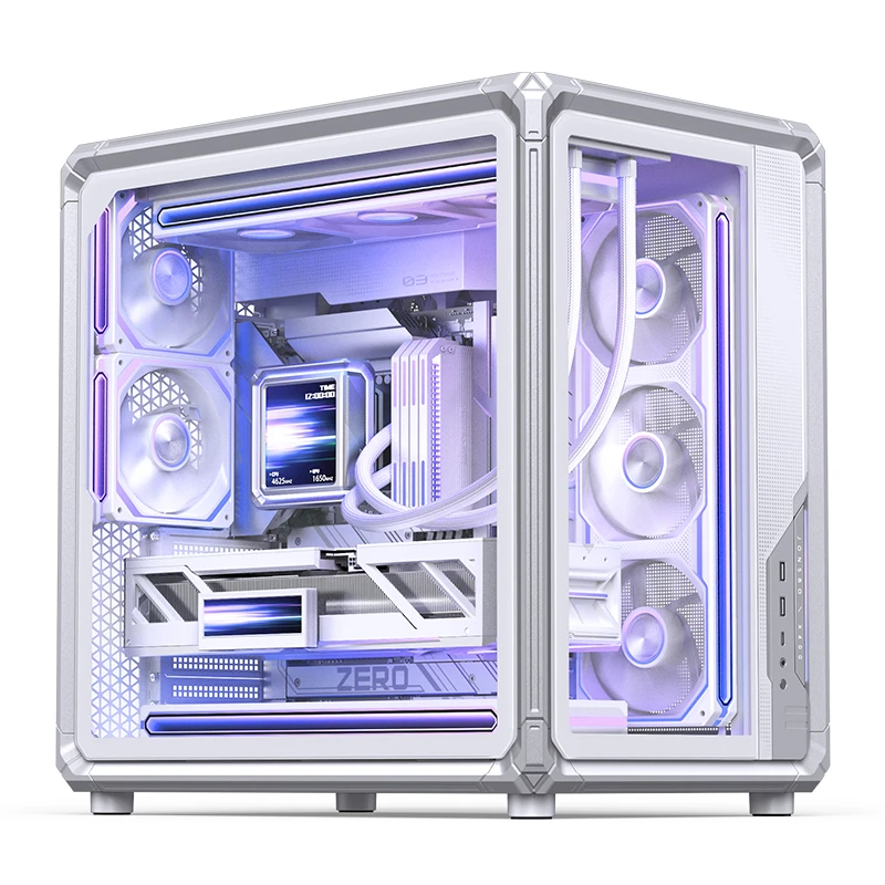 Kućište JONSBO X400 Midi Tower ATX (kaljeno staklo, bijela boja)