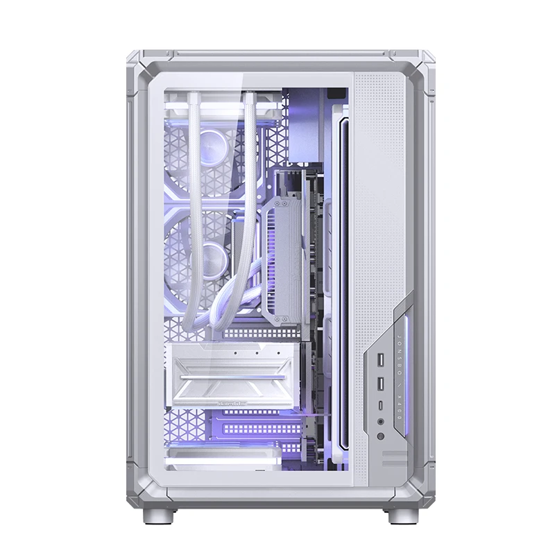 Kućište JONSBO X400 Midi Tower ATX (kaljeno staklo, bijela boja)-3