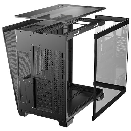 Kućište za računalo ANTEC C8 Curve Wood Full Tower crna boja-1