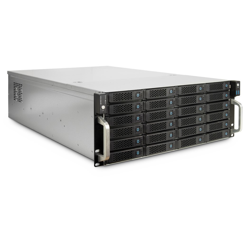 Inter-Tech 4U-4724 HDD enclosure Grey 2.5/3.5"