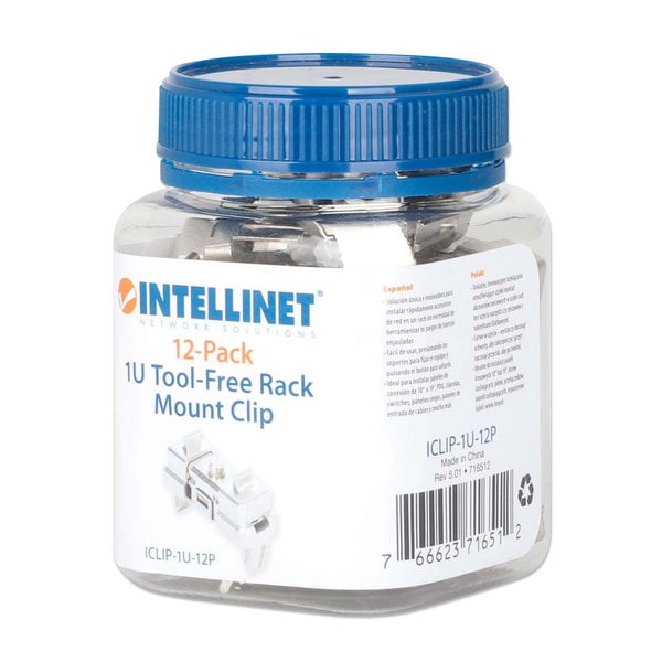 INTELLINET set kopči za montažu u rack ormar 1U (12 komada), 716512-1