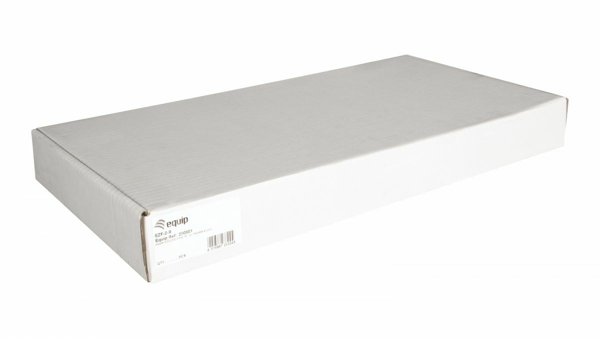 Ventilatorska jedinica EQUIP za rack ormar 19" 1U (2 ventilatora), crna boja-5