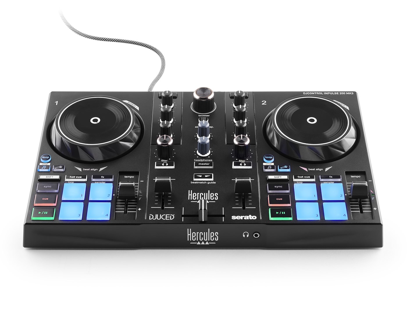 DJ kontroler HERCULES DJControl Inpulse 200 MK2-3