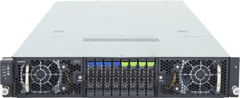 Poslužitelj GIGABYTE G294-Z21-AAP2 (2U, AMD EPYC 9005/9004, 8x 2,5", 2x 3000 W)-1