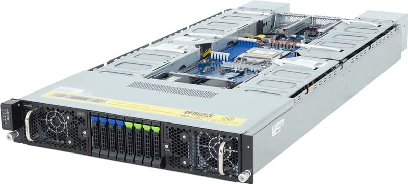 Poslužitelj GIGABYTE G294-Z21-AAP2 (2U, AMD EPYC 9005/9004, 8x 2,5", 2x 3000 W)-2