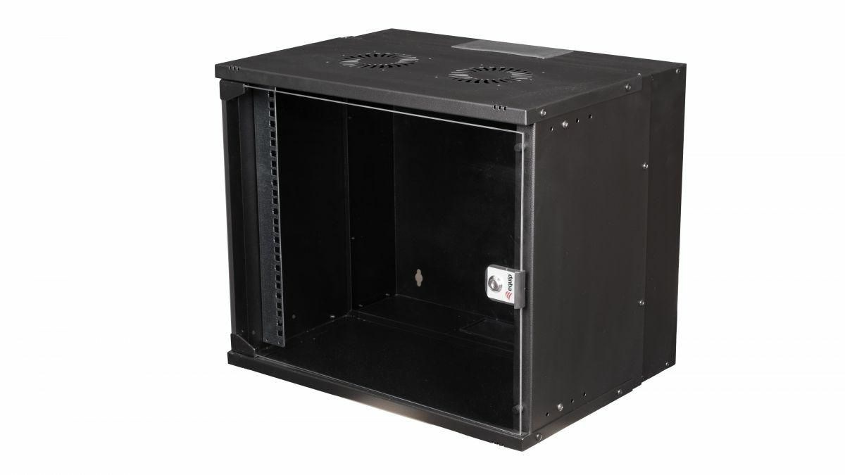 Zidni mrežni ormar EQUIP Eco Mount 19" 9U (540x400mm), crna boja-5