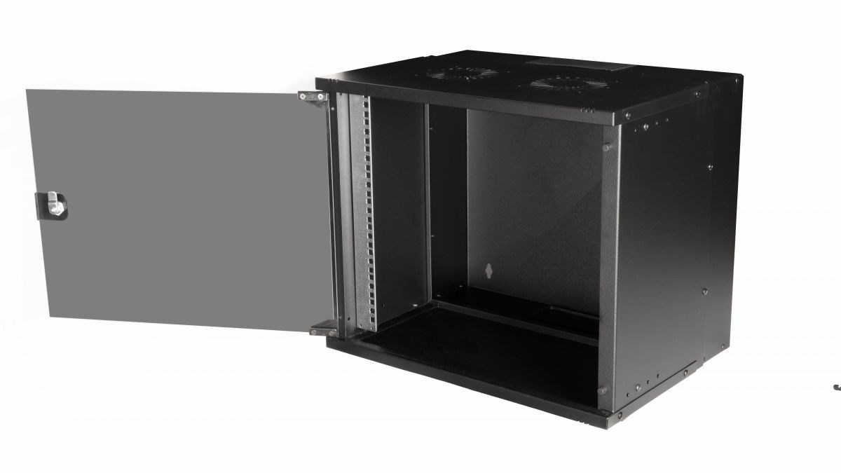 Zidni mrežni ormar EQUIP Eco Mount 19" 9U (540x400mm), crna boja-2