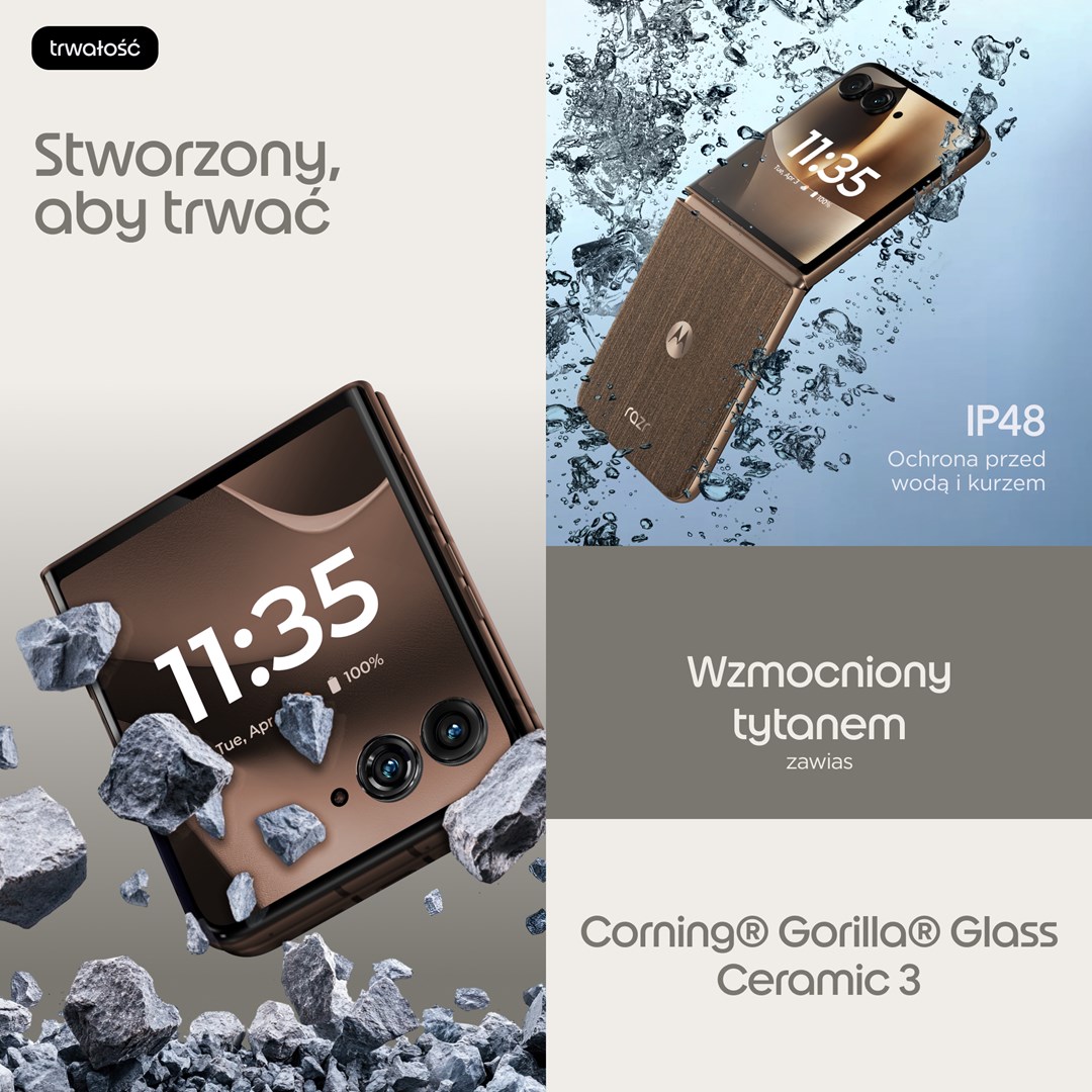 Mobitel MOTOROLA Razr 70 Ultra 16GB/512GB 5G Pantone Cocoa Wood (Smeđa)-18