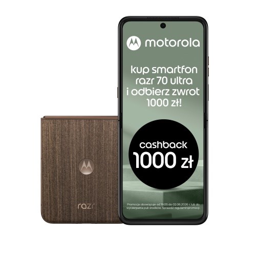Mobitel MOTOROLA Razr 70 Ultra 16GB/512GB 5G Pantone Cocoa Wood (Smeđa)