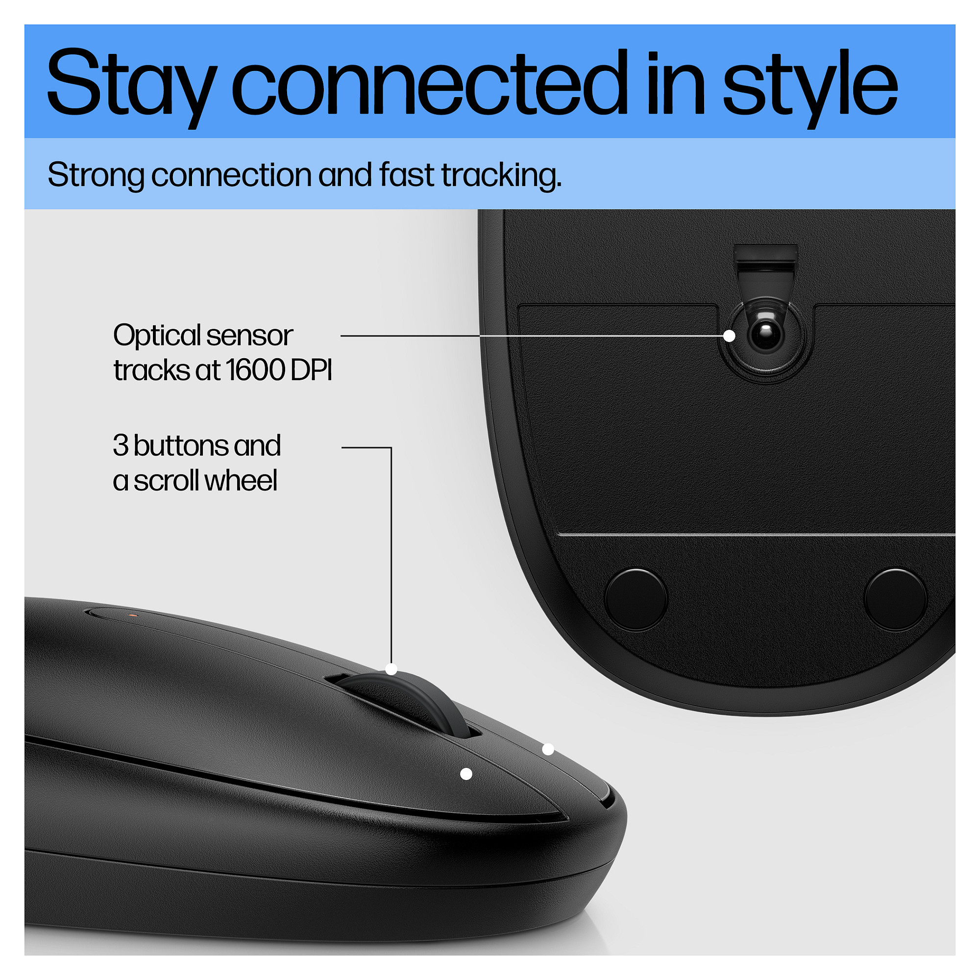 Miš HP 245 Bluetooth, crna boja-5