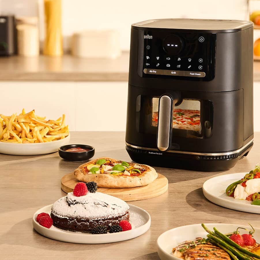 Friteza na vrući zrak BRAUN MultiFry HF 5075, 5L, 2000W, crno-siva boja-7