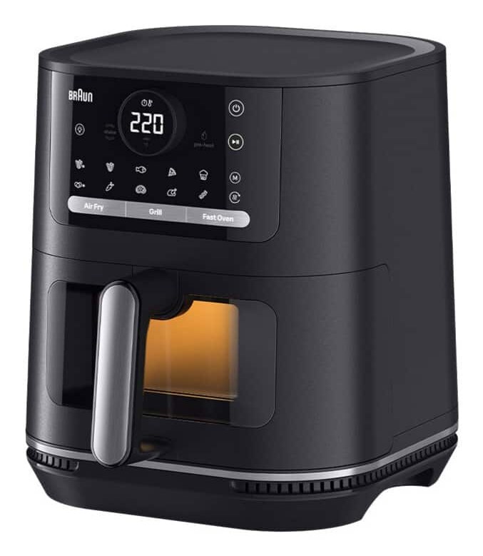 Friteza na vrući zrak BRAUN MultiFry HF 5075, 5L, 2000W, crno-siva boja