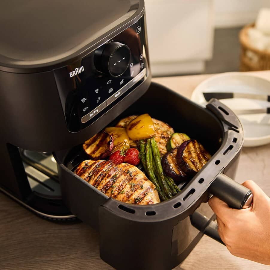 Friteza na vrući zrak BRAUN MultiFry HF 5075, 5L, 2000W, crno-siva boja-4