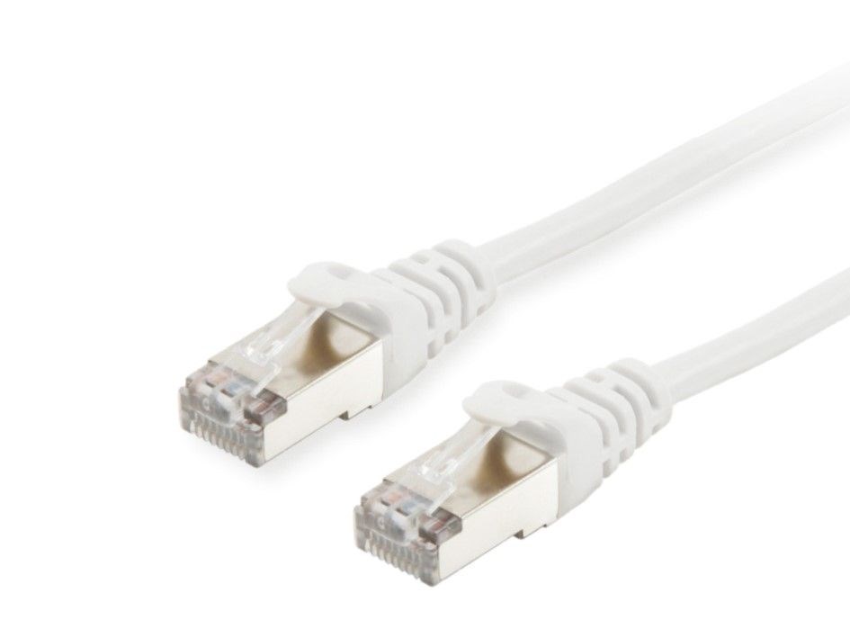 Mrežni kabel EQUIP Cat.6 S/FTP 1.0m bijela boja (pakiranje 40 komada)-1