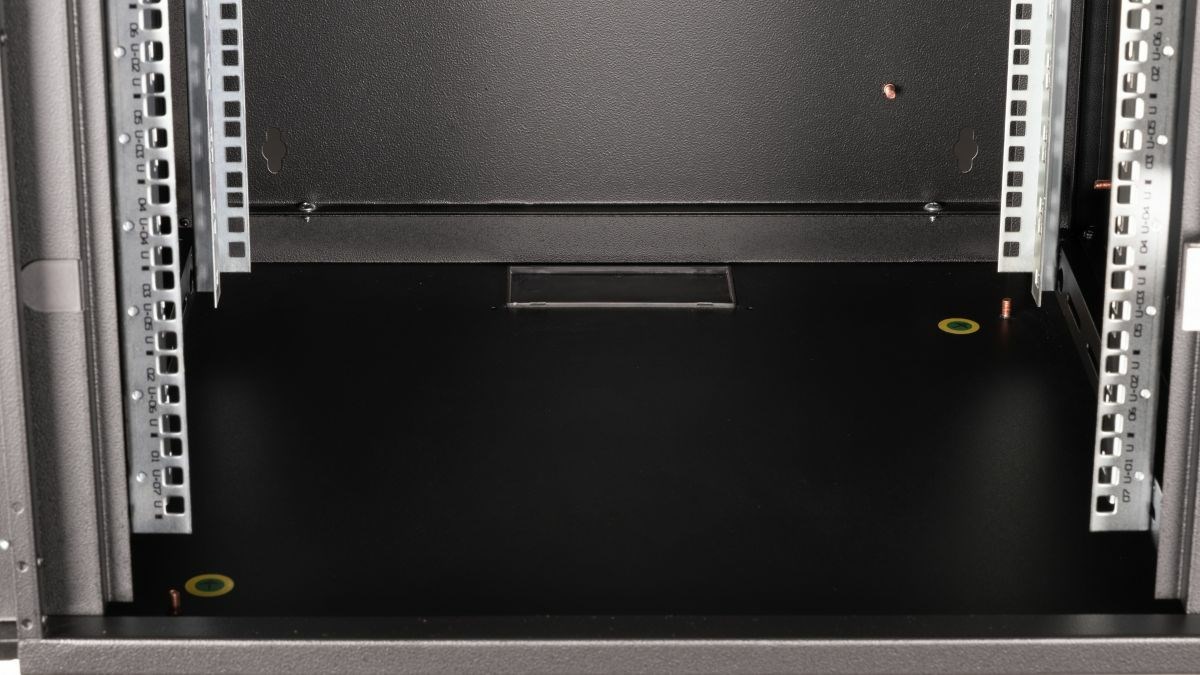 Zidni mrežni ormar EQUIP 19" 7U (600x600mm), crna boja-3