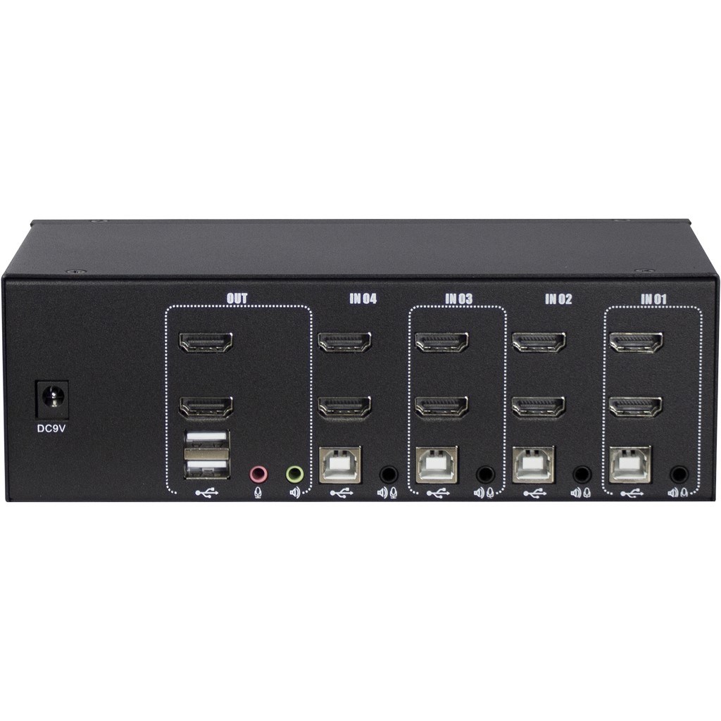 Inter-Tech AS-42HA HDMI KVM switch Black-1