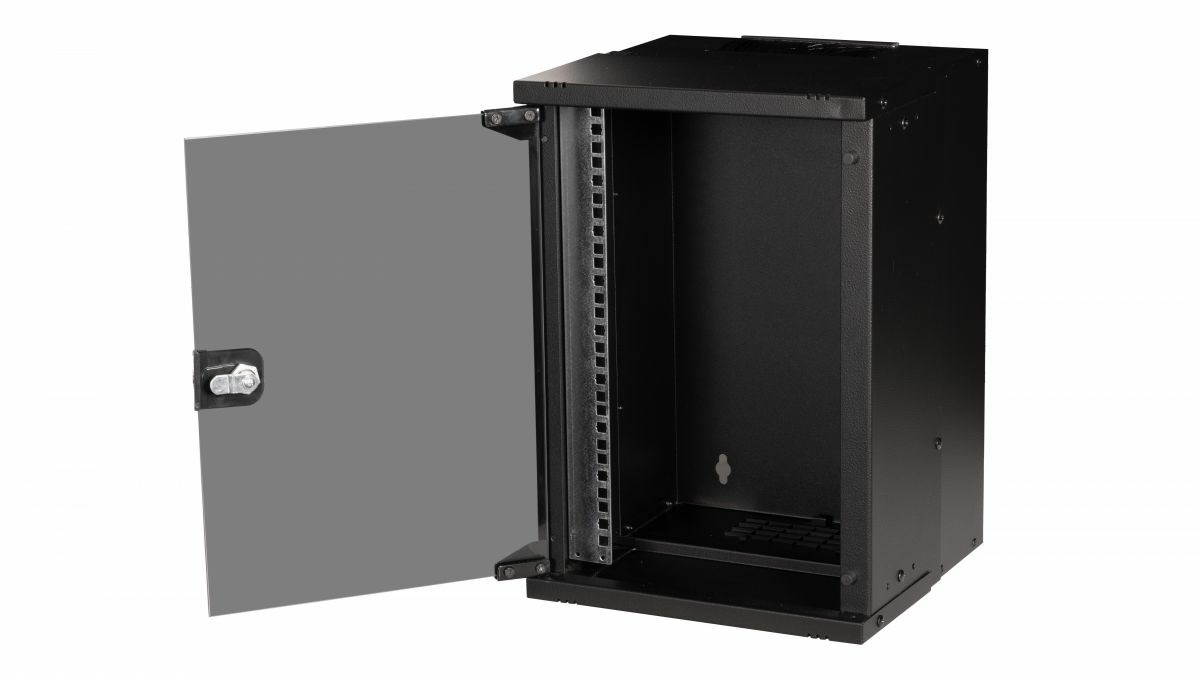 Zidni mrežni ormar EQUIP 10" 9U (300x300mm) crna boja-2