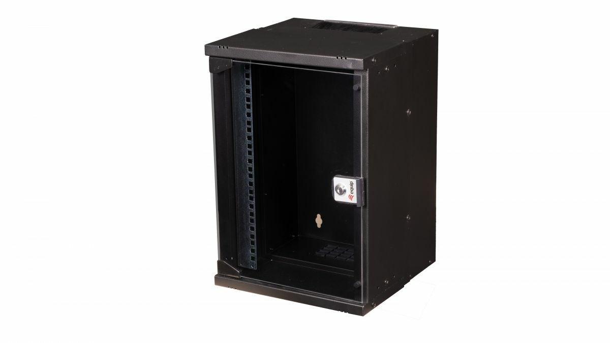 Zidni mrežni ormar EQUIP 10" 9U (300x300mm) crna boja-0