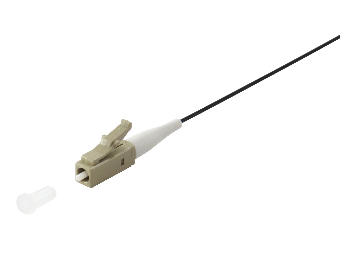 Equip LC/PC Fiber Optic Pigtail, OM3, 2.0m-2