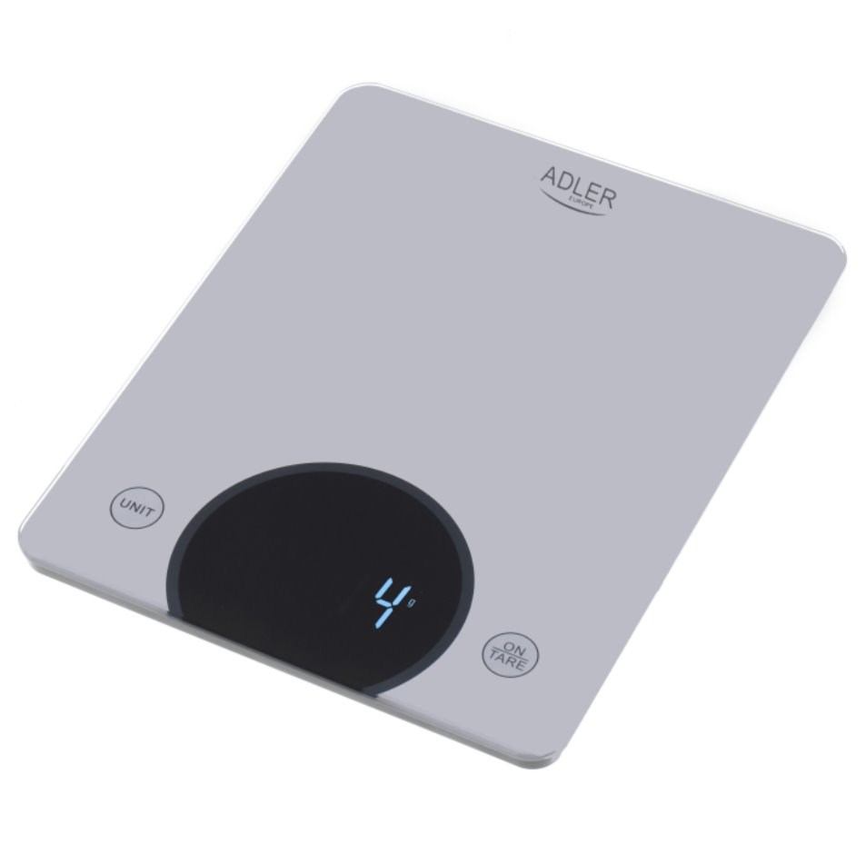 Kuhinjska vaga ADLER AD 3173s (10 kg, LED, inox)-1