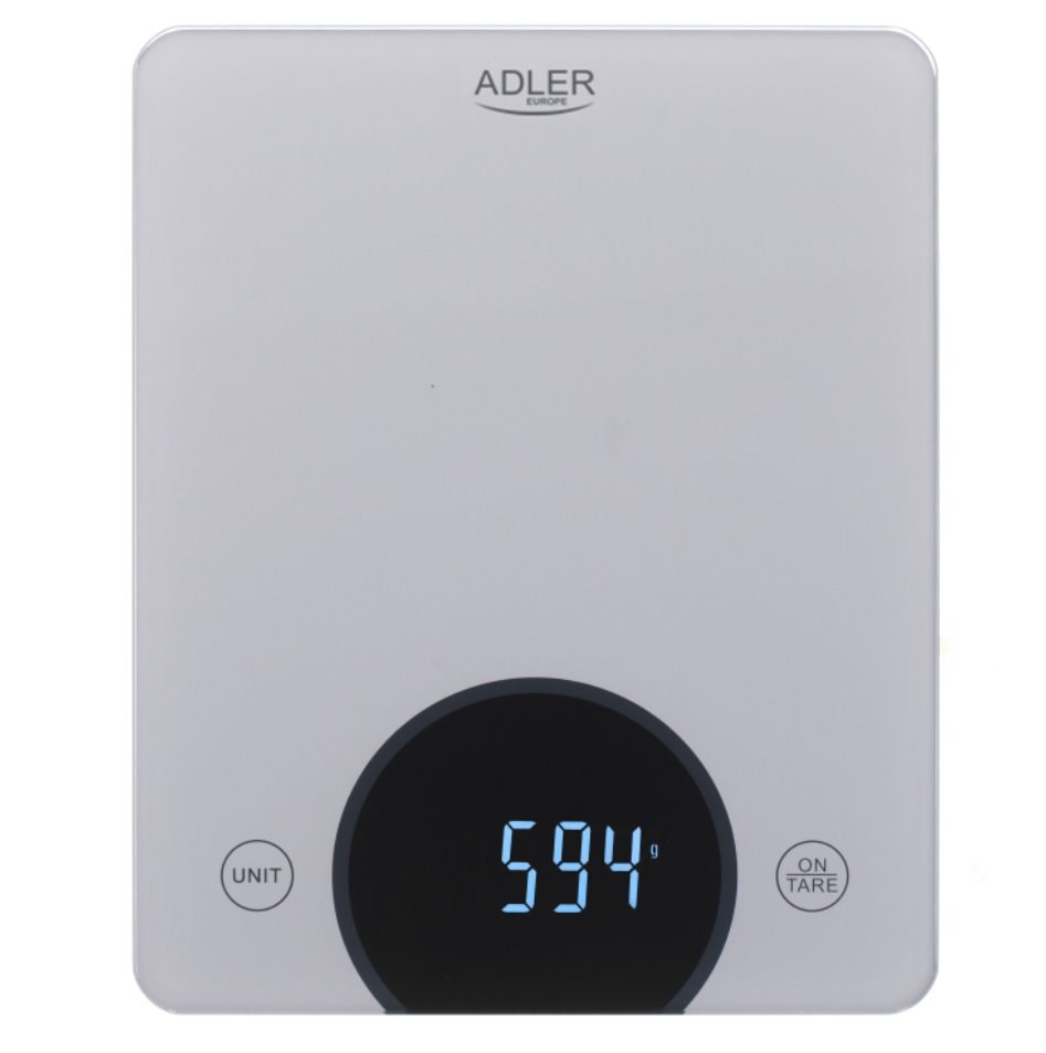 Kuhinjska vaga ADLER AD 3173s (10 kg, LED, inox)-0