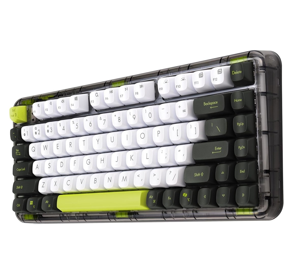 ASUS Marshmallow KD201 Jelly75 bežična mehanička tipkovnica, Volt Green boja-4