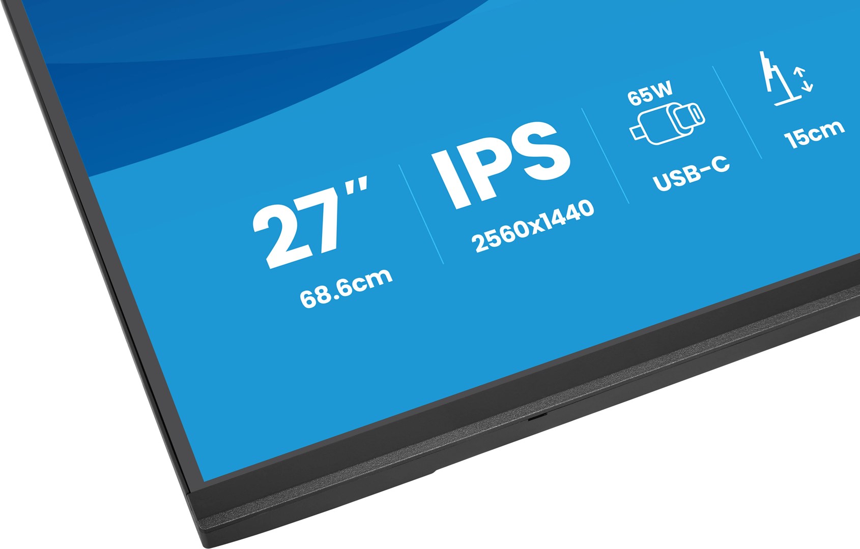 Monitor IIYAMA ProLite XB2797QSN-B1 27" (IPS, QHD, 75Hz, 1ms, USB-C 65W, KVM, crna boja)-11