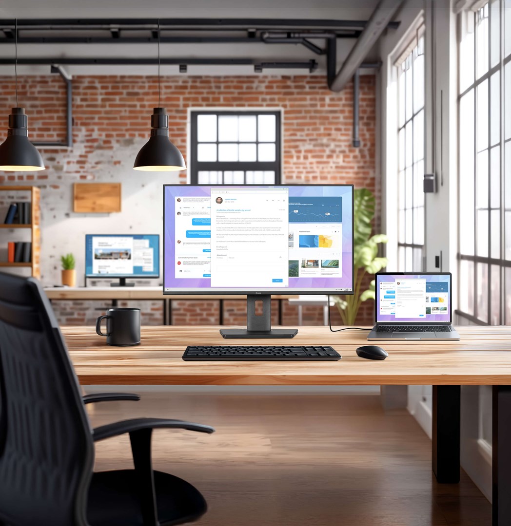 Monitor IIYAMA ProLite XB2797QSN-B1 27" (IPS, QHD, 75Hz, 1ms, USB-C 65W, KVM, crna boja)-1