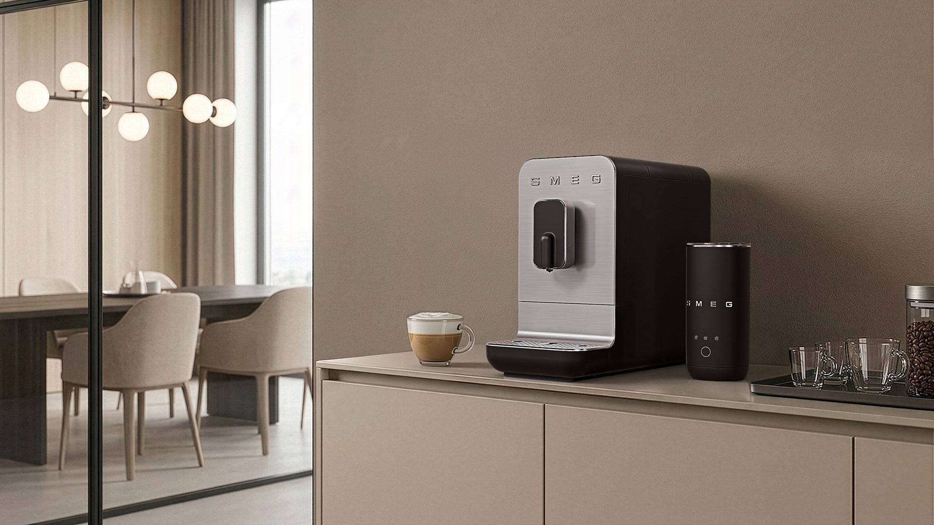 Automatski aparat za kavu SMEG BCC11BLMEU crna boja-14