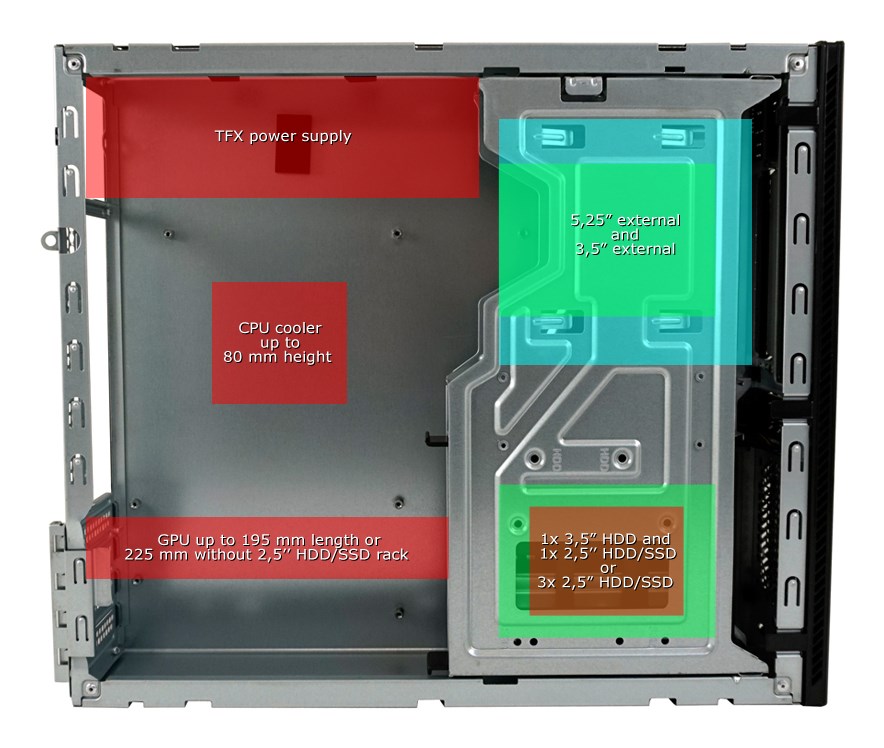 Kućište LC-POWER LC-1406MB Micro-ATX s napajanjem 200W-10