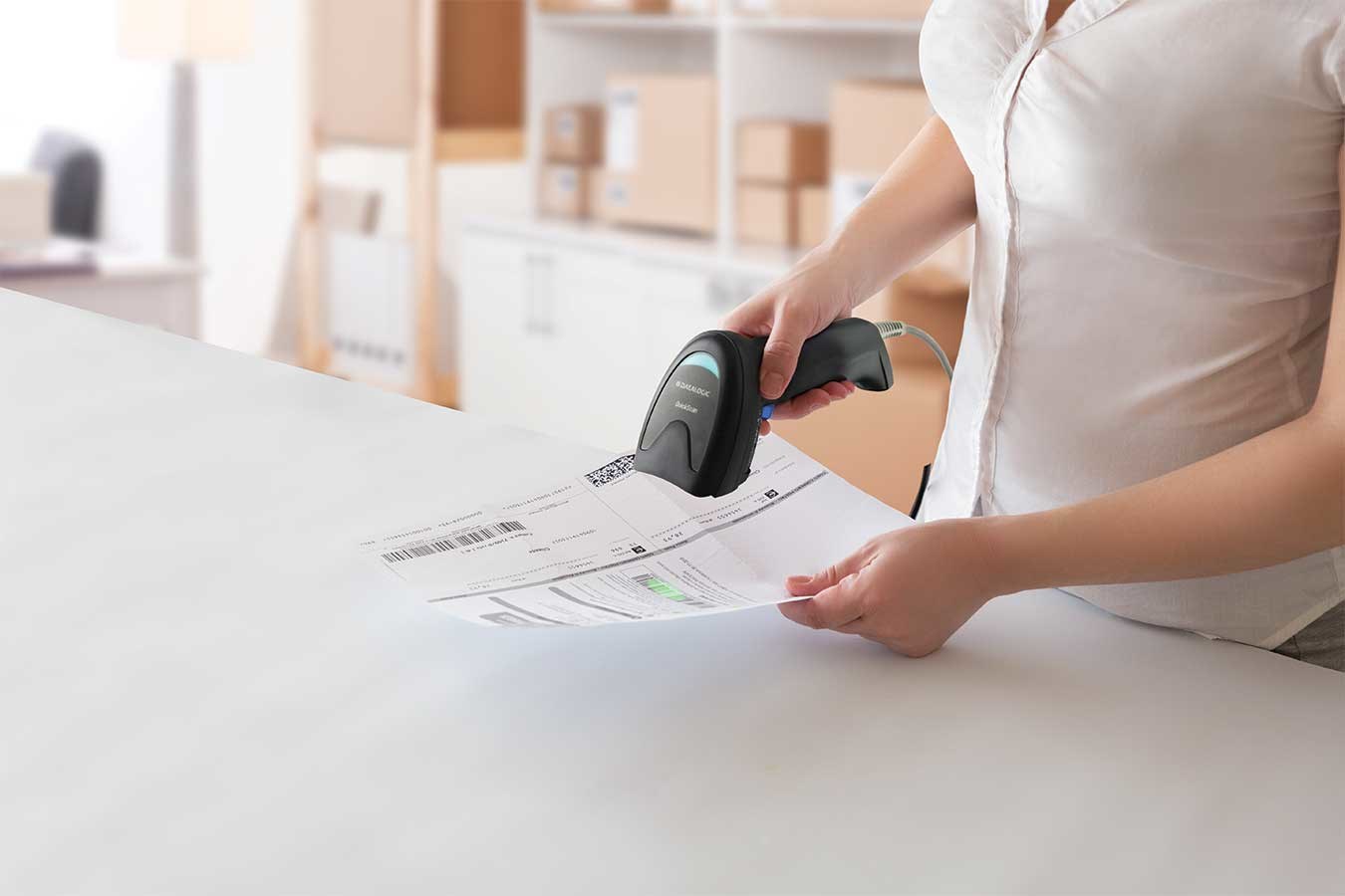 Ručni čitač barkodova DATALOGIC QuickScan QD2220, 1D Laser, crna boja-2